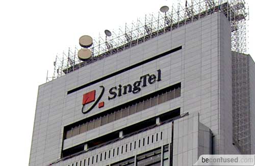 SingTel Comcenter building at Somerset.